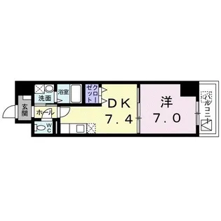 ジェルメ【3階】の間取り