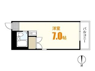 キングスフォーラム【4階】の間取り