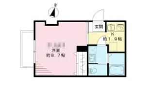 フィカーサ ブランカ【1階】の間取り