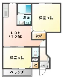 エピナール【1階】の間取り