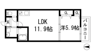 フジパレス伊孑志【2階】の間取り