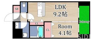 GioiaAltiri【6階】の間取り