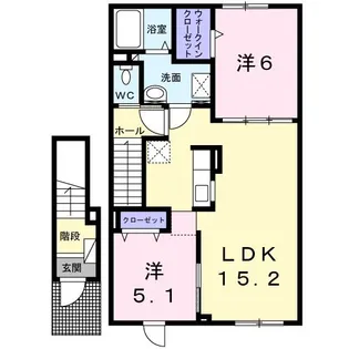 エス・スールVI【2階】の間取り