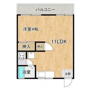 Jハイツ【2階】の間取り