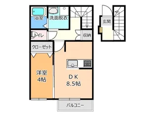 峰M1【2階】の間取り