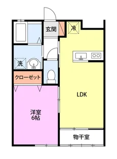 シーガル・コート【2階】の間取り