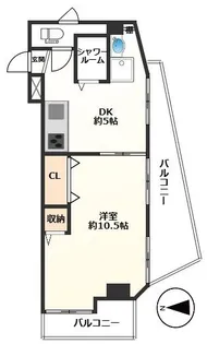 アライビル【3階】の間取り