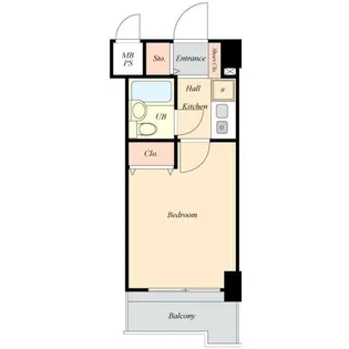 ライオンズマンション本厚木第三【6階】の間取り