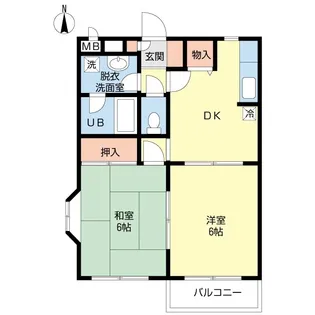 Twinkle Kids弐番館【1階】の間取り