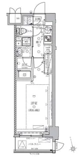 クレイシア北馬込【1階】の間取り