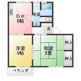 メゾン高台【2階】の間取り