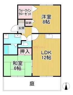 サニーヒル御井【2階】の間取り