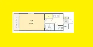 エクセレント上新11【2階】の間取り