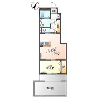 スタービレ アルモ【1階】の間取り