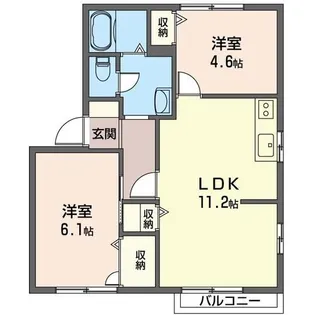 アーバンヒル新柏【1階】の間取り
