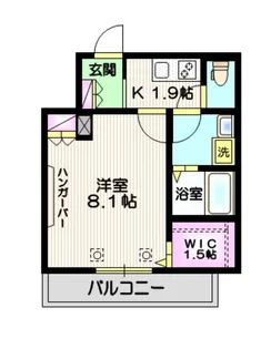 エスポワール東高砂【3階】の間取り