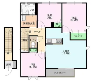 DYNER’S(ダイナーズ)【2階】の間取り