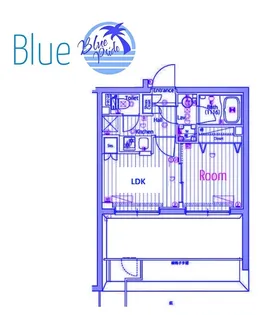 ガーラ・ステーション横浜大口【5階】の間取り