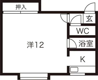 ステージイン西町【2階】の間取り