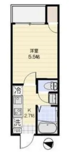 クレア代田【2階】の間取り