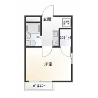 レオパレス21北岡崎【2階】の間取り