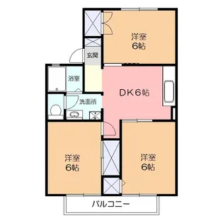プレミール美住【1階】の間取り