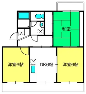 エスペランサふじみ野【1階】の間取り