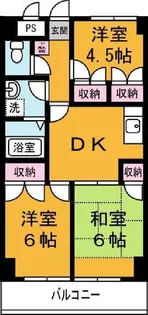 ソリオ花畑【4階】の間取り