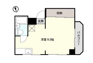 メゾンイーグル【3階】の間取り