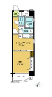 アールケープラザ関内大通り公園【4階】の間取り