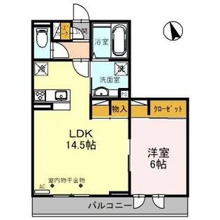 アクア【3階】の間取り