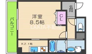 クレセントコート【2階】の間取り