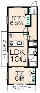 ヴィクトワール高幡不動【3階】の間取り