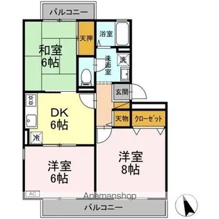 ブライトンパーク【1階】の間取り