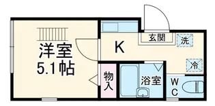 アルウィンコート【1階】の間取り