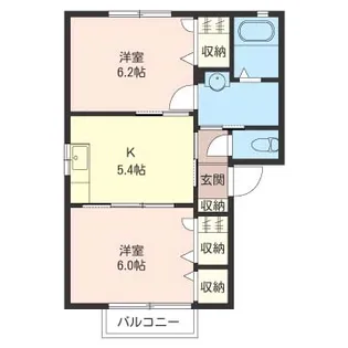 シャーメゾン野殿A【1階】の間取り
