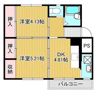 ヴィラナリー北見3【2階】の間取り