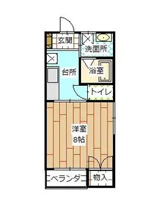 メゾン北目【2階】の間取り
