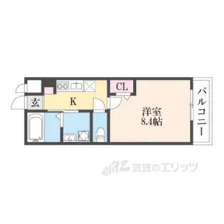 オリエンタルコート【2階】の間取り