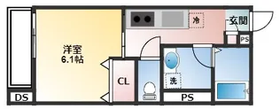 アモン津田沼【2階】の間取り