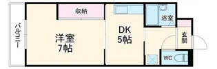 グランテット【1階】の間取り