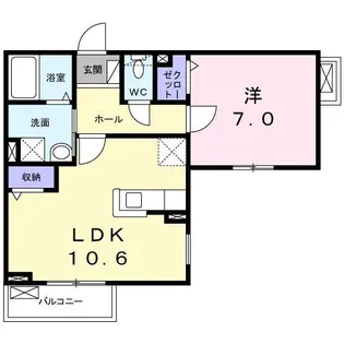 プランドール【2階】の間取り