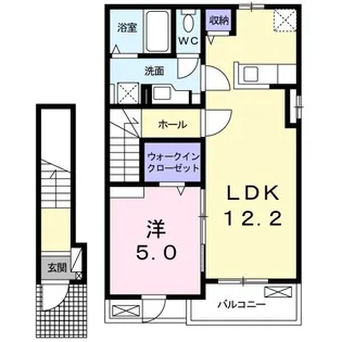 ベルフラワ-IV【2階】の間取り