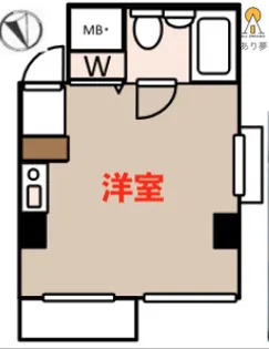 クリオ蒔田壱番館【4階】の間取り