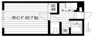 メゾンクレスト愛和【1階】の間取り