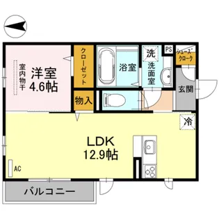 コンフォート キューブ【2階】の間取り