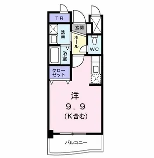ヒルズ豊田【3階】の間取り