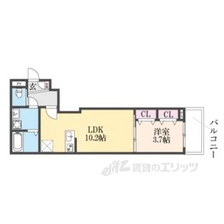 ジーメゾン郡山ネクサス【3階】の間取り
