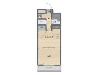 ヴィルフォーレ山村II【3階】の間取り
