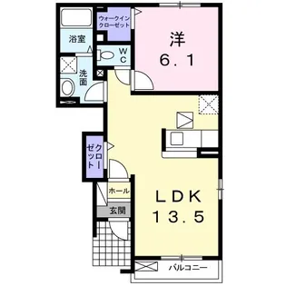 エル・グレコA【1階】の間取り